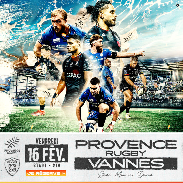 🏉🏉 Provence Rugby accueille Vannes, match du championnat de Pro D2 🏉🏉
